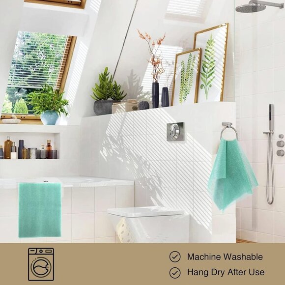 New 4 Pieces African Bath Sponge - Picture 7 of 8